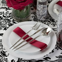 Novelty Collection Silver Looks Like Real Plastic Dinner Forks 32ct