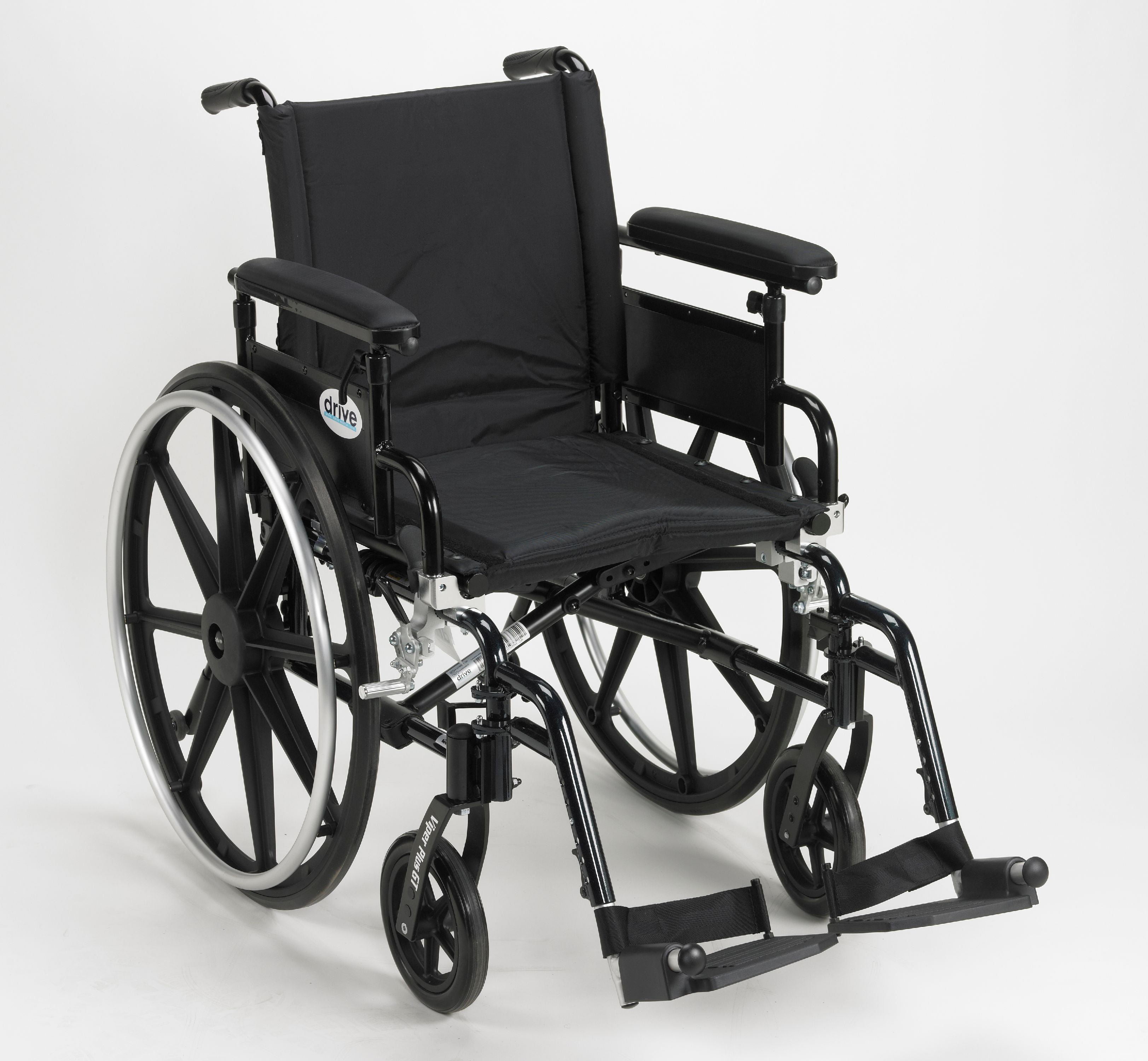 Drive Medical Viper Plus GT Wheelchair with Flip Back Removable
