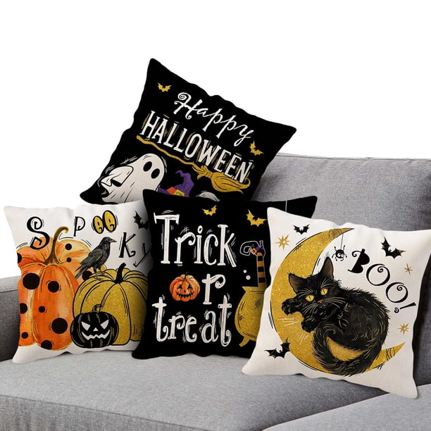 Funda Almohadas para Sofá Halloween Fundas Decorativas Fiesta