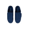 thumbnail image 2 of Silverts Men Extra Extra Wide Slippers, 7, Navy, 2 of 2