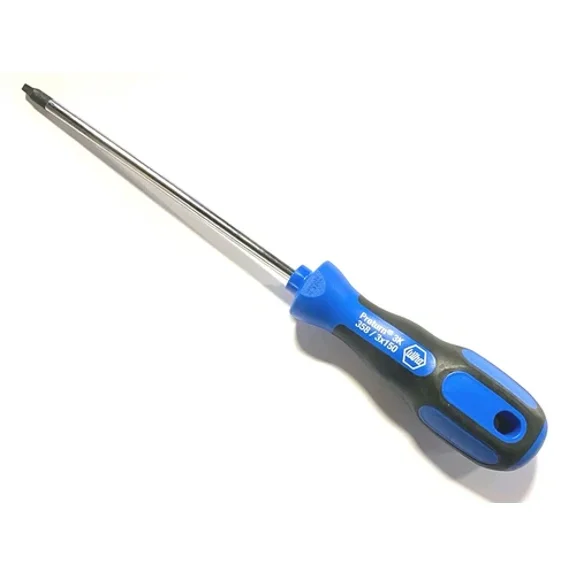 Wiha No.3 X 150Mm Square Tip Screwdriver 3K Ergonomic Handle 10.7" Overall