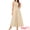 Beige, variant on Women's Sleeveless Maxi Patch Crew Neck Stretchy Tank Dress M Black