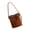 Chestnut, variant on Practical Suedes Bucket Purse with Roomy Interior Organizers Fashion Shoulder Bag