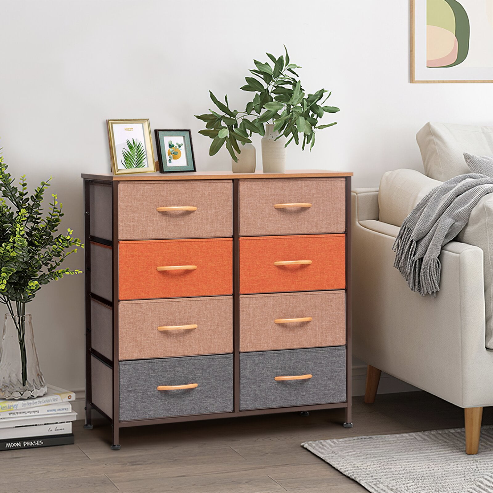 Alsen 8 Drawer 31.5'' W Chest, Main Drawer Weight Capacity 22 lb