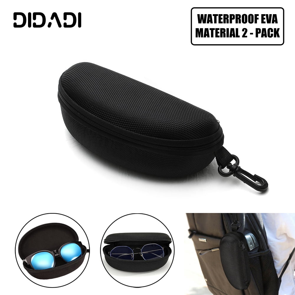 [1 PACK]DIDADI Soft Sunglasses Case, Ultra Light Neoprene Zipper