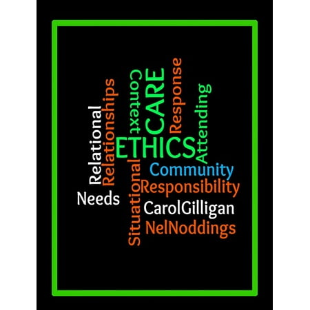 Canvas Print Ethics Quotes Message Care Font Logo Wordcloud Stretched Canvas 10 x