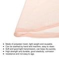 thumbnail image 3 of Uxcell 63" Mesh Fabric Stretchy for Netting Bag Backpack Pocket 3.28ft Pale pink, 3 of 6