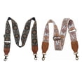 thumbnail image 5 of Purse Strap 2"Cowhide Head Wide Shoulder Strap Adjustable Replacement,Retro Jacquard Embroidery Multi-pattern Crossbody Bag Straps for Handbag,Crossbody Bags,Shoulder Bags, 5 of 9