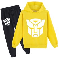 Kids Transformers Pullover Hoodie and Sweatpants Long Sleeve Tops Hooded Sweatshirt Outfits for Boys Girls