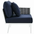 thumbnail image 6 of Modway Stance Modern Fabric & Aluminum Outdoor Right-Facing Armchair in Navy, 6 of 9