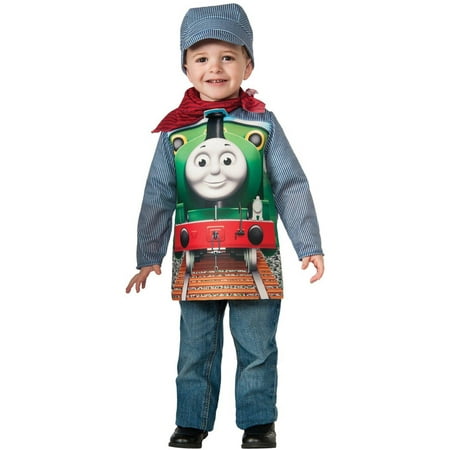 Thomas The Tank Deluxe Percy Toddler Halloween Costume, 3T-4T
