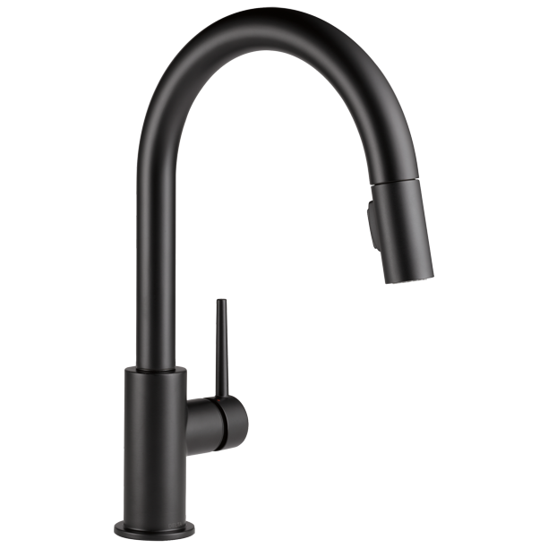 gunmetal black kitchen faucet
