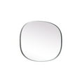 thumbnail image 5 of Elegant Decor Metal Frame Oval Mirror 27x36 Inch in Silver, 5 of 12