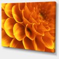 thumbnail image 2 of Yellow Abstract Floral Design - Floral Canvas Art Print, 2 of 3