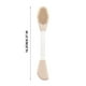 thumbnail image 3 of Cepillo de silicona de doble cabezal para mascarillas | Cepillo suave y elástico para limpiar poros, eliminar puntos negros, exfoliar, limpiar profundamente el rostro, aplicar mascarilla de barro, 3 of 6