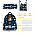 thumbnail image 4 of Roblox mochila circundante para estudiantes de escuela primaria y secundaria, bolso escolar de gran capacidad, estuche para lápices, 4 of 4