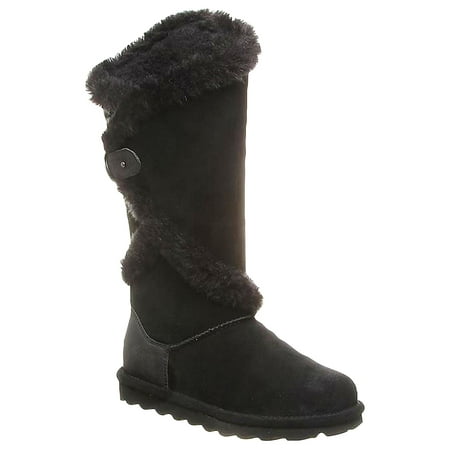 Bearpaw Sheilah Tall Faux Fur Boot Black | 2139W 011