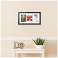 thumbnail image 2 of ArtToFrames Collage Photo Picture Frame with 1 - 5x5 and 2 - 5x7 Openings, Framed in Black with Porcelain and Black Mats (CDM-3926-71), 2 of 8