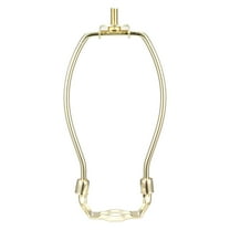 Uxcell 6 inch Height Lamp Harp Fitter for Lamp Shades Brass Finish