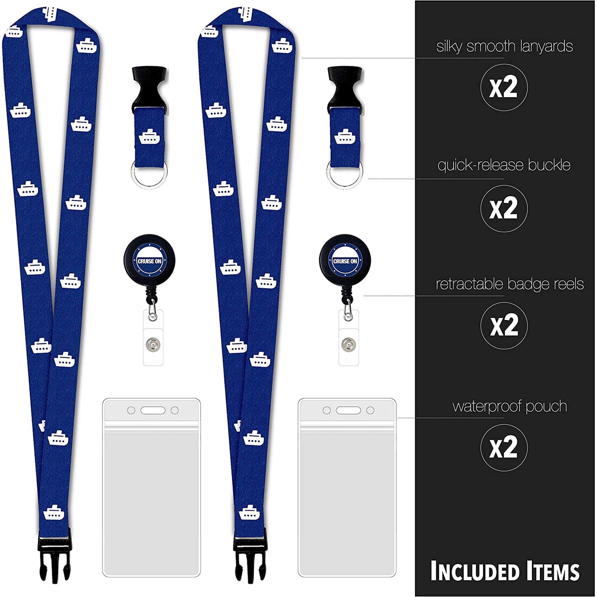 Cruise Lanyard With Waterproof Holder – Keep Your Cruise Card Safe & Dry