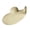 Beige, variant on Women Hat 25cm Wide Brim - Sun Protection & Fashionable Solid Color Beach Hat - Summer Accessory