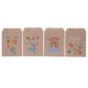 thumbnail image 1 of Bolsas de Regalo ANGGREK Diseño de Dibujos Animados Paquete de 2 Papel Kraft, 1 of 8