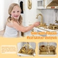 thumbnail image 4 of Cocina infantil ITEFDTUTNE de madera con luces y sonidos, 4 of 7