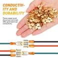 thumbnail image 3 of Milisten 36Ud Conectores De Spade Dorados Con Para Cableado De Equipos, 3 of 6