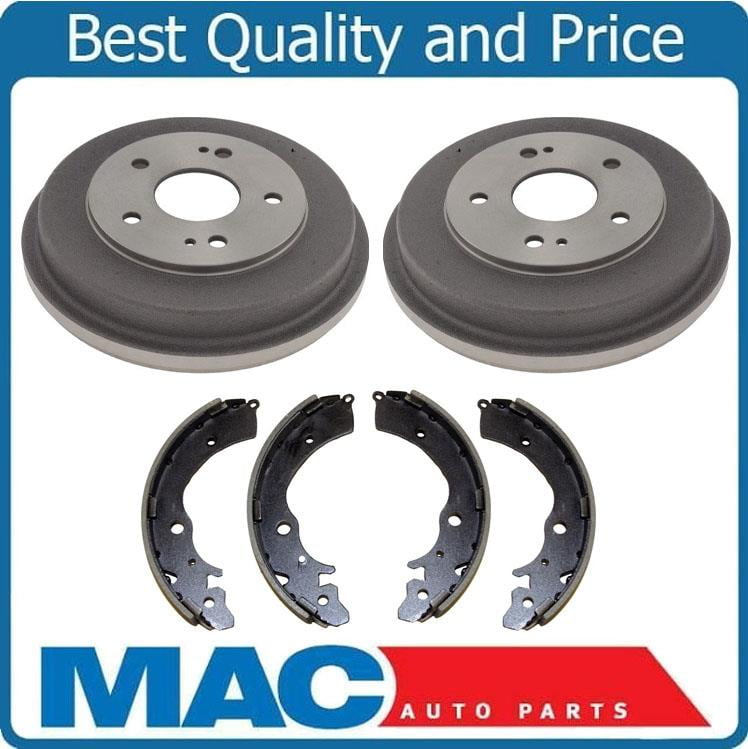 for 05-15 Smart Car Fortwo 100/% All New Brand New Brake Drums /& Rear Brake Shoes