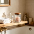 thumbnail image 4 of Vintage Glass Jars With Wooden Lids, Airtight Food Storage Containers, Kitchen Canisters For Sugar, Coffee, Tea, Spice, Flour, Candy Cookie, Pasta, Cereal, Cute Decorative Jars, 4 of 6