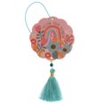 thumbnail image 1 of Karma, Essential Oil Air Freshener for Cars Set of 2, Home & Office - Colorful Decorative Hanging Air Freshener with Tassel, Follow Your Rainbow Mango Scented, 1 of 5
