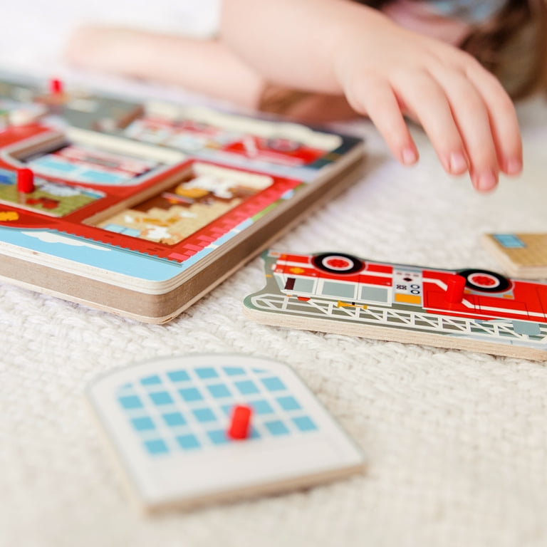 Melissa & Doug Around the Fire Station Sound Puzzle photo 7