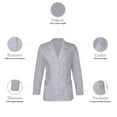 thumbnail image 2 of Panda Uniform lab coat women and doctor coat | womens lab coat, 2 of 5
