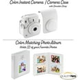 thumbnail image 3 of Fujifilm Instax Mini 12 Instant Camera with Case, 20 Fuji Films, Decoration Stickers, Frames, Photo Album and More Accessory kit (Clay White), 3 of 9
