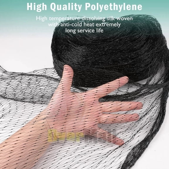 PURELY- 33Ft Anti Bird Netting Pond Net Protection Tree Crops Plants Fruits Garden Mesh