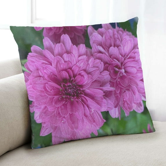 Ahgly Company Plants Flower Indoor Throw Pillow, 18 inch by 18 inch