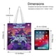 thumbnail image 5 of El Segundo Mejor Hospital en la Galaxia Bolso de tela con estampado de lienzo para mujer, bolsa de compras reutilizable y estética, con cremallera interior, regalo para mujer, 35 × 40 cm., 5 of 6