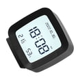 thumbnail image 4 of Reloj despertador digital LED para niños, con pantalla de temperatura y humedad, color negro, 4 of 12