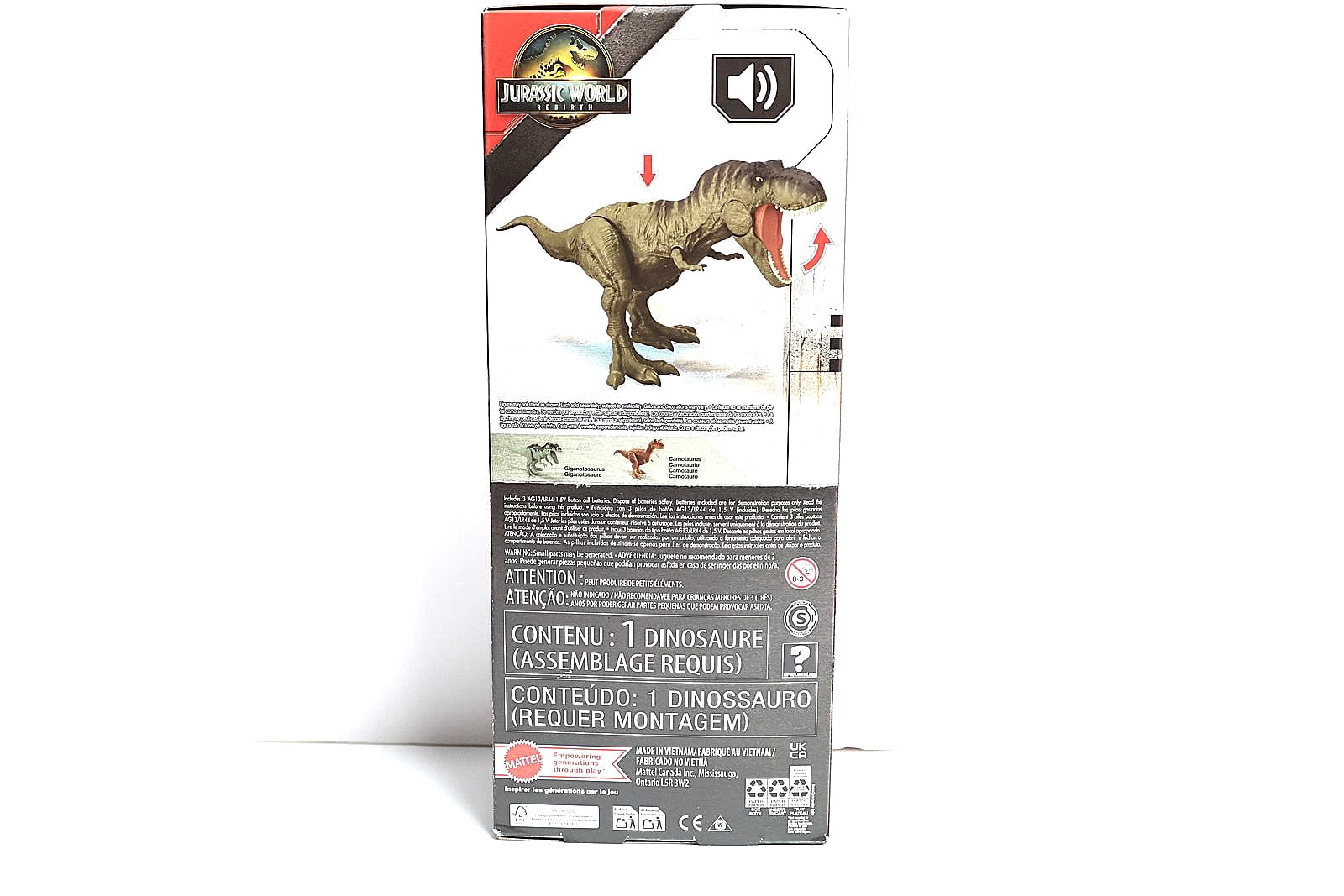 Jurassic World Rebirth 12" Inch Tyrannosaurus Rex Dinosaur Action Figure