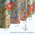 thumbnail image 4 of Pioneer Flower Floral Print Pattern Shower Curtain 72”x72", Bathroom Decorative Shower Curtain Set with 12 Hooks, Waterproof Washable, 4 of 4