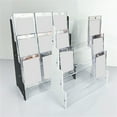 thumbnail image 4 of Tabletop Acrylic Card Showcases Stand Elegant 3 Tiers Trading Card Storage Rack Practical Baseball Card Display Rack, 4 of 11