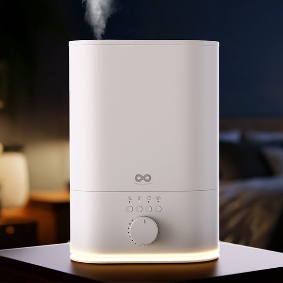 Everlasting Comfort 6L Top Fill Humidifier - Quiet Cool Mist, 60-Hour Run Time, for Large Rooms & Bedrooms, Aromatherapy