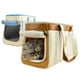 thumbnail image 3 of Portador de mascotas para gatos Bolsas de lona con ventana de malla Bolsas de viaje con cre Abody Bolsa de lona, 3 of 7