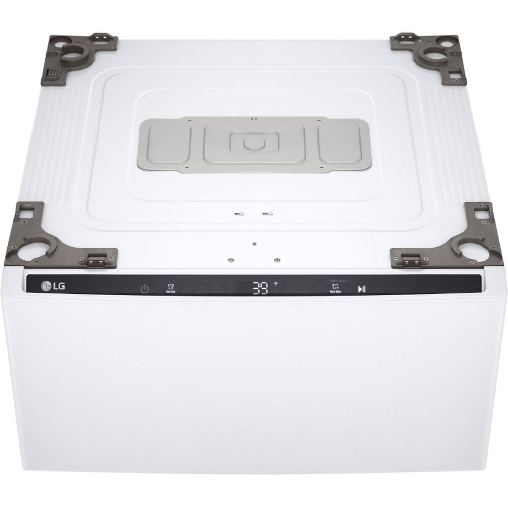 LG WD300CW 1.0 Cu. Ft. SideKick White Top Load HE Pedestal Washer