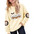thumbnail image 3 of Gyexs Toddler Halloween Sweatshirt Long Sleeve Tops, Oversized Casual Cute, Halloween Sweater Top, 3 of 5