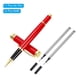 thumbnail image 3 of Bolígrafo de tinta negra Uxcell de 12 mm, bolígrafo de metal de negocios con punta de 0.5 mm y caja de regalo roja, profesional, roja, 3 of 5