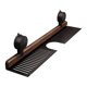thumbnail image 1 of Organizador de ventosas para lavabo de baño | Soporte de aleación de aluminio y nogal sin taladros | Bandeja de almacenamiento de succión fuerte para cepillo de dientes Jabón Pasta de dientes, 1 of 3