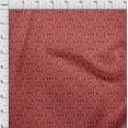 thumbnail image 3 of oneOone Tissu Popeline de Coton Rouge Ethnique Bandhani Matériel de Robe Tissu Imprimé Tissu au Mètre 56 Pouces de Large, 3 of 4
