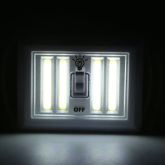 Ultra Bright Cordless Cob Dual Led Wireless Magnetic Sticky Battery Ultra Bright Cordless Cob Dual Led Wireless Magnetic Sticky Battery Operated Night Light Lamp With Switch
