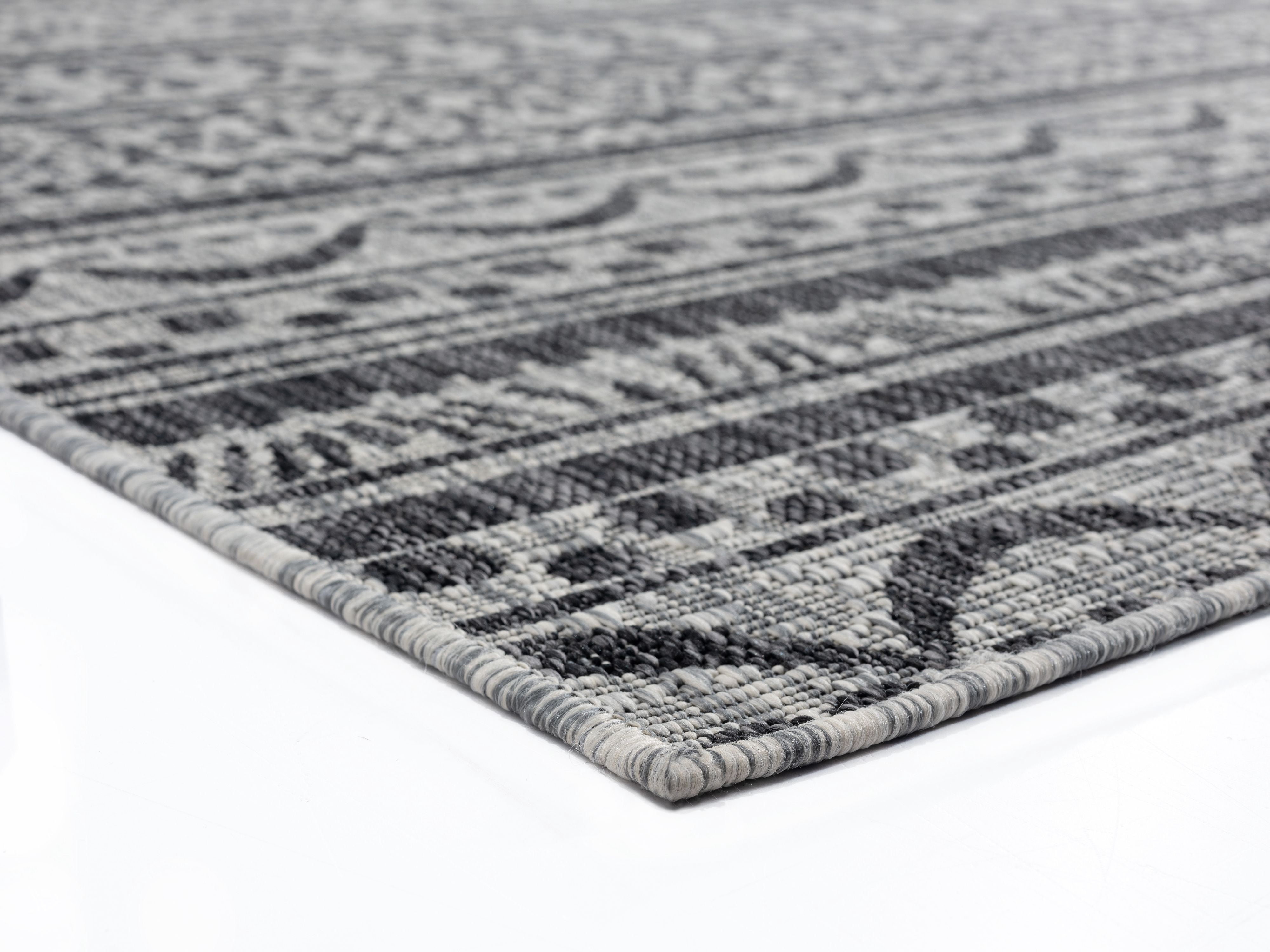 United Weavers Mali Keown Transitional Geometric Area Rug, Black, 7'10" x 10'6"